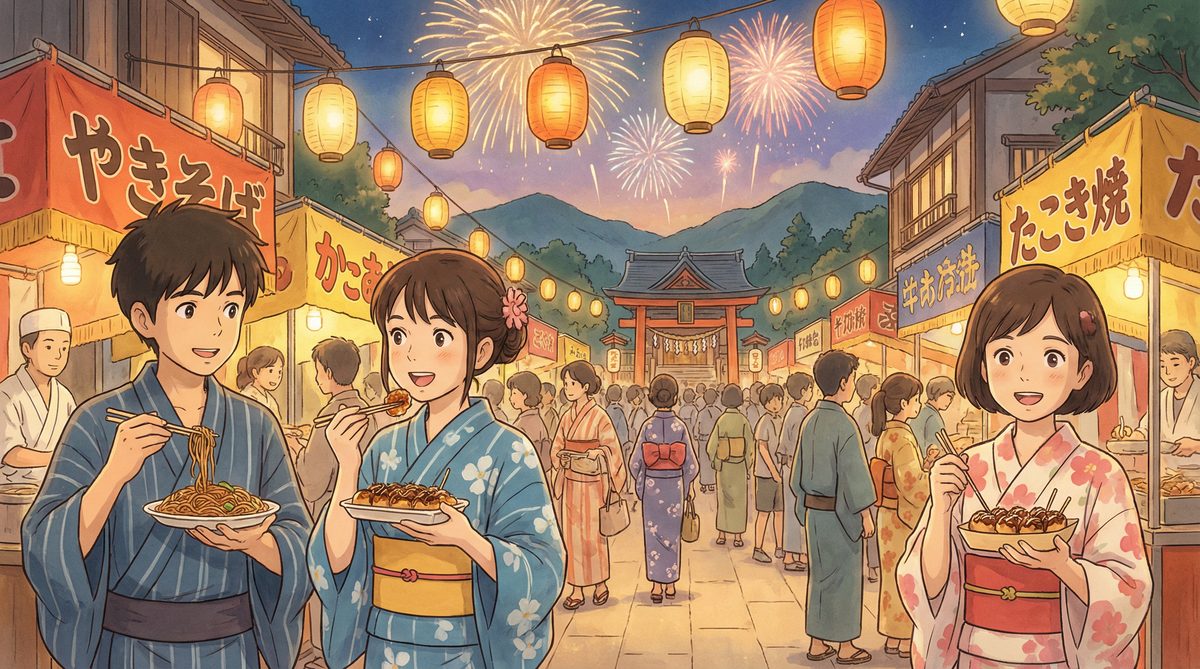 黑料治愈系日常动漫-夏日祭物语